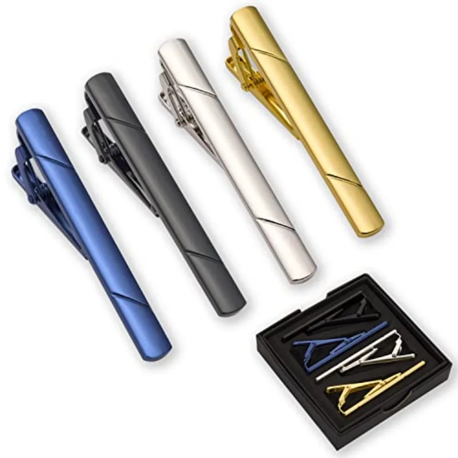 Tie Bar Clip - Набор из 4 зажимов для галстука