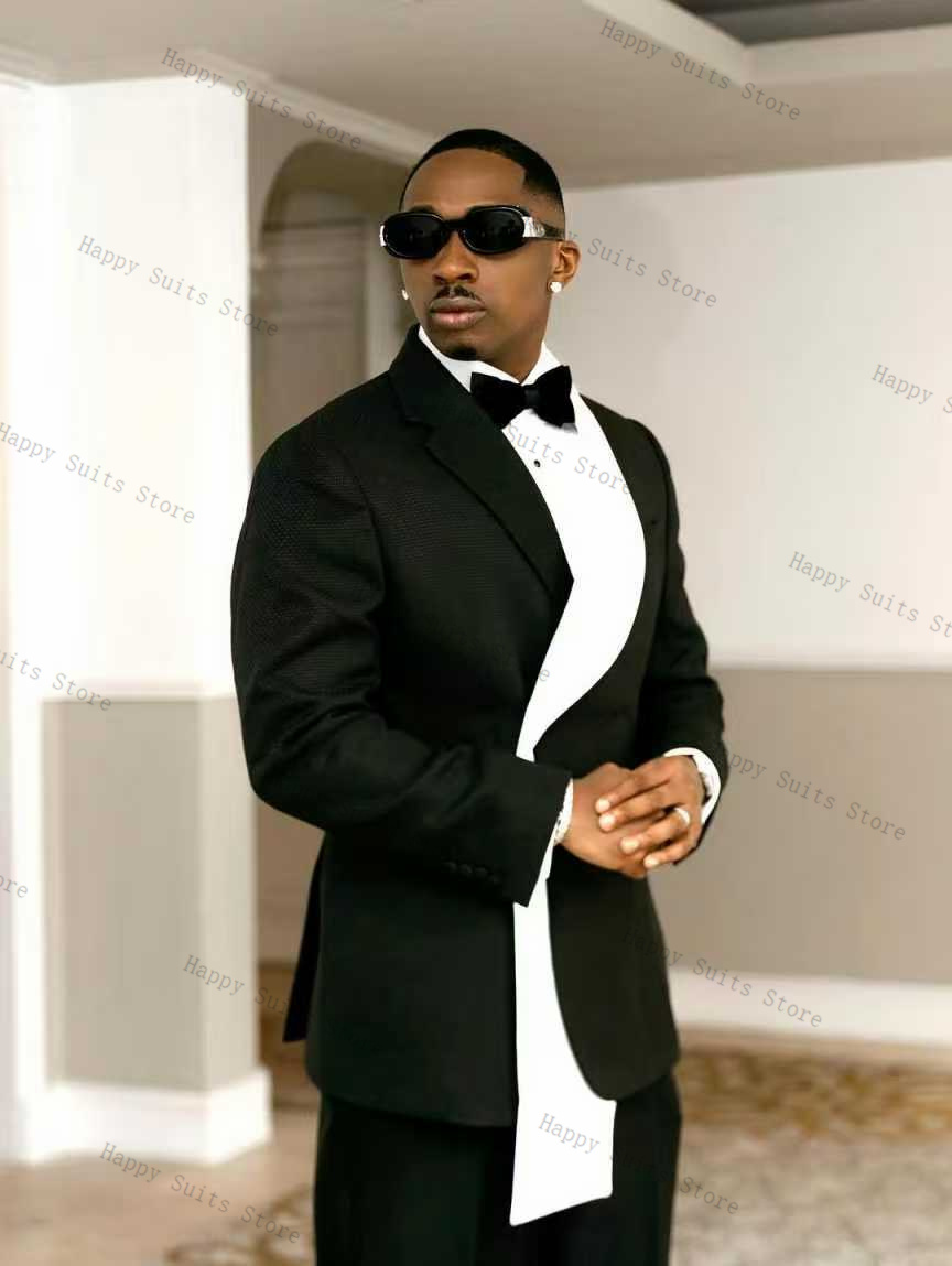 Черно-белый мужской костюм-дво – обзор и цена Men Formal Wear Black And White