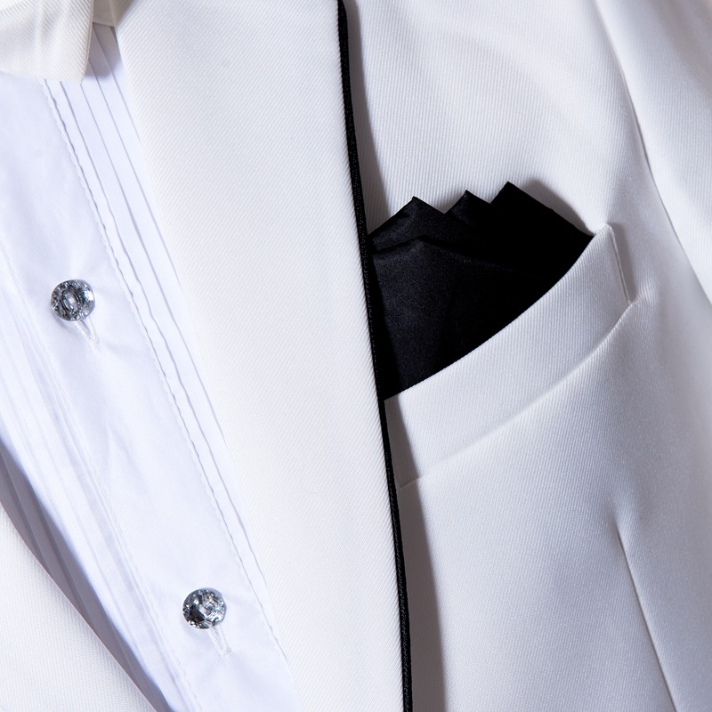 Новый мужской белый деловой по – обзор и цена Men Formal Wear Black And White