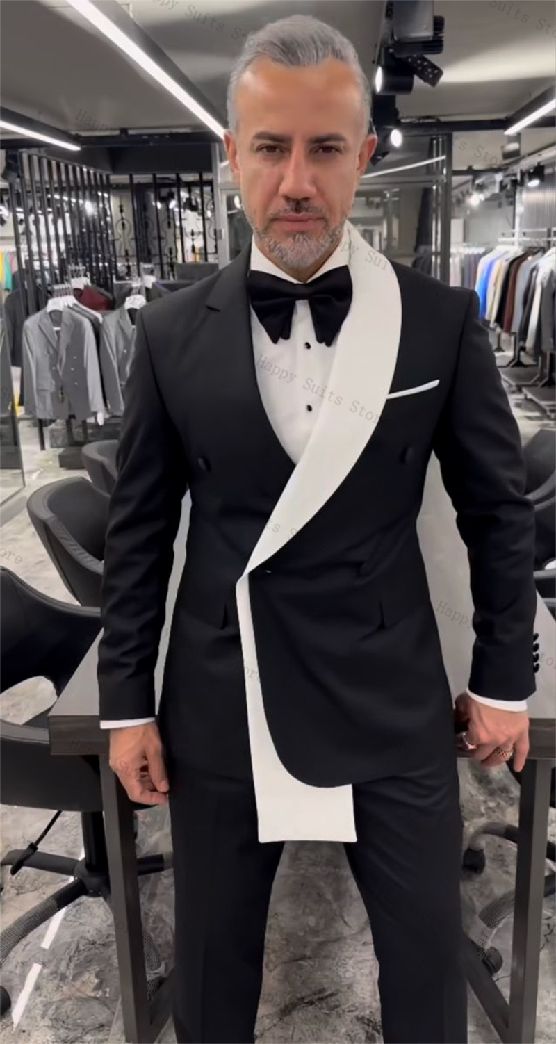 Черно-белый мужской костюм, ко – обзор и цена Men Formal Wear Black And White