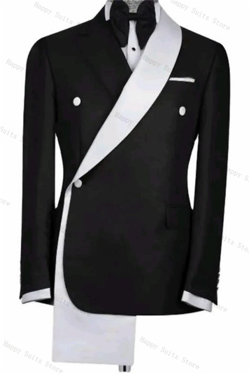 Черно-белый мужской костюм, ко – обзор и цена Men Formal Wear Black And White