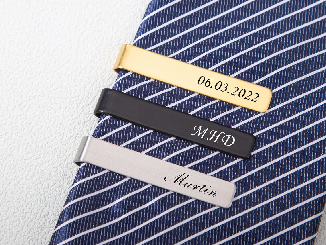 Персонализированный зажим для  – обзор и цена Tie Bar Clip